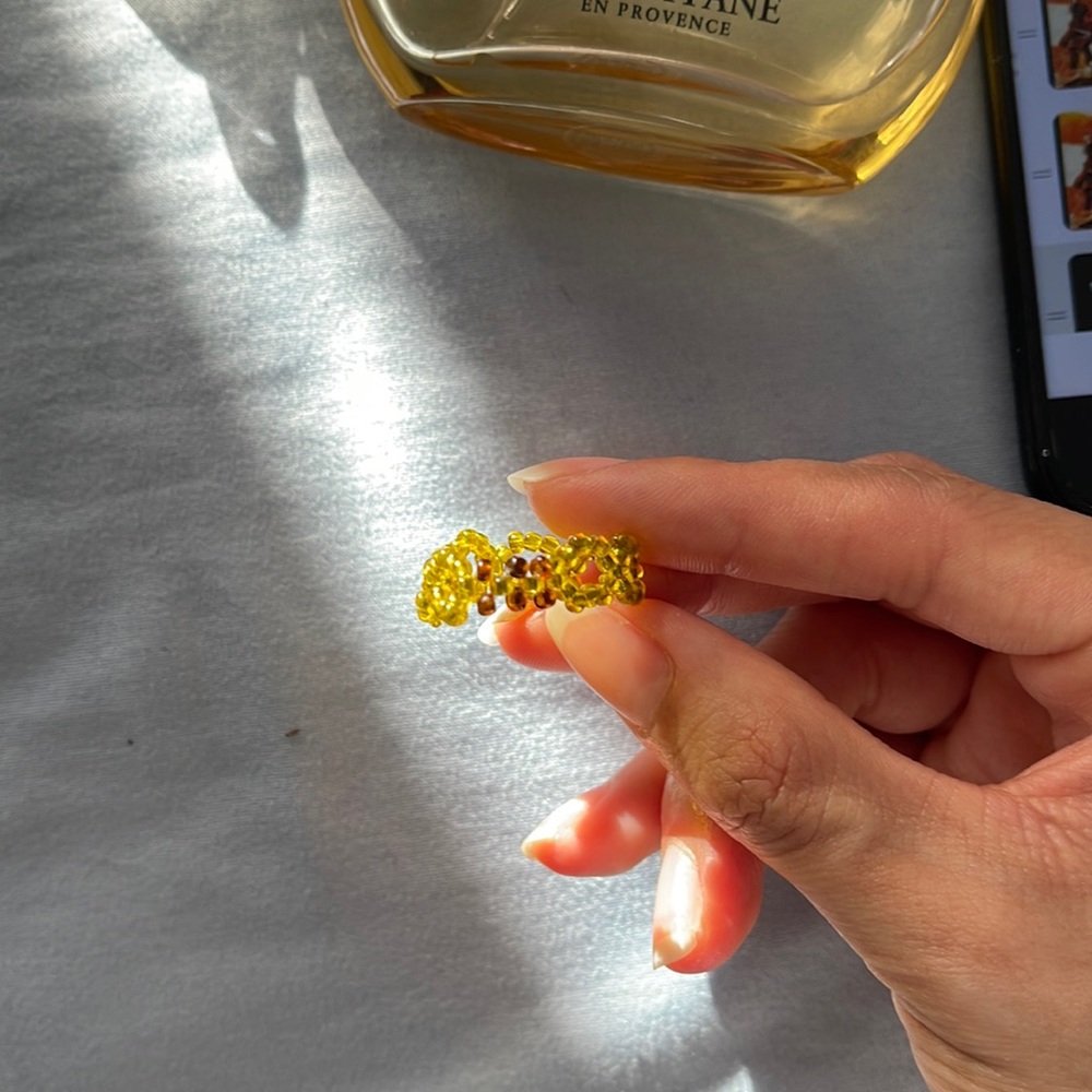 SIZE 5 BEADED RING